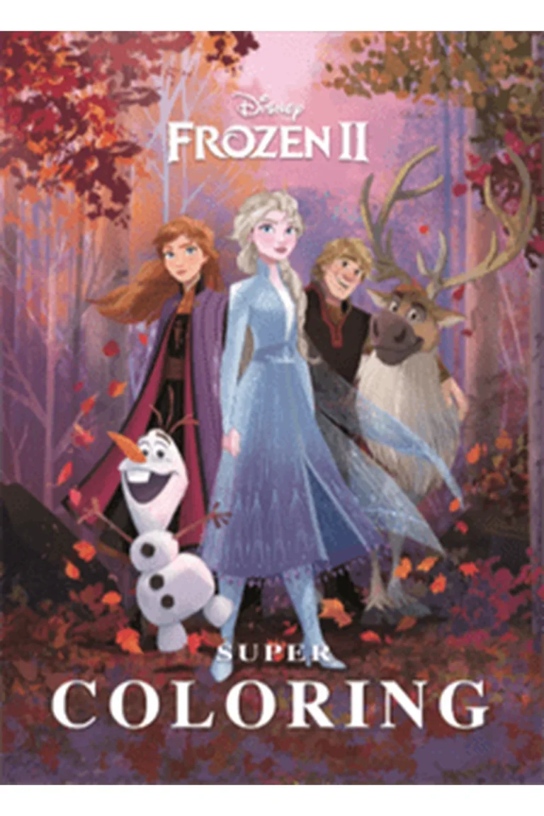 غلاف Super coloring- frozen 2 — نهضة مصر