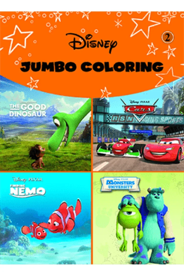 غلاف Disney - JuMBO Coloring 2 — نهضة مصر